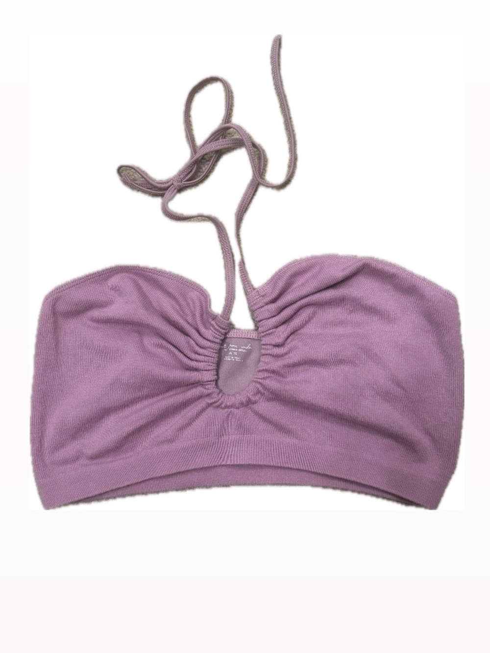 Urban Outfitters Lavender Ruched Halter Knit Top